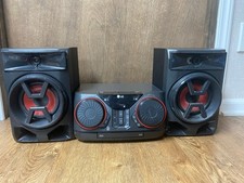 LG XBOOM CK43 Stereo System Bluetooth No Remote Tested Works