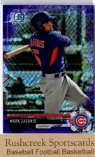 2017 Bowman Chrome #BCP233 Mark Zagunis Prospects Purple Shimmer Refractor