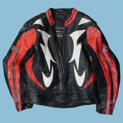 Vintage Rossi 2000s Motorcycle Leather Jacket - L