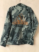 Youth Boys ADIDAS Lightweight Camo Hoodie - Size Medium 10/12 