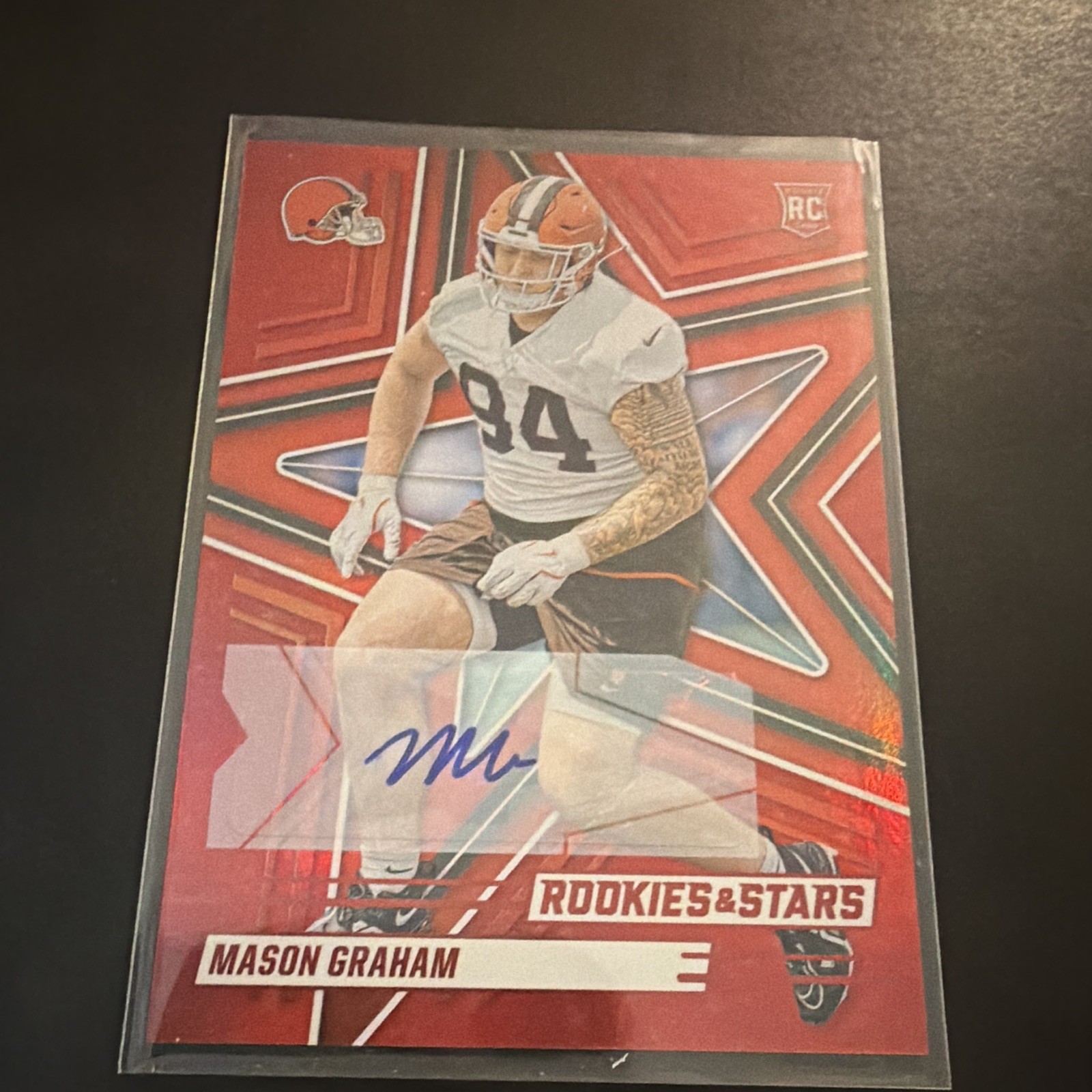 Panini 2025 Rookies & Stars Mason Graham Cleveland Browns RC Auto #156