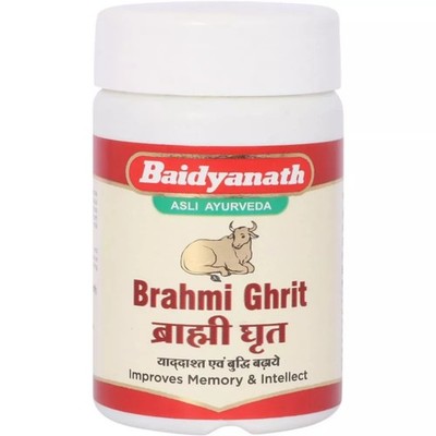 Baidyanath Brahmi Ghrit 100g Ayurvedic Ghee for Memory Focus Brain Health