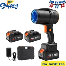 Cordless Mini Turbo Jet Blower - 500,000 RPM, 2 Batteries & Charger Included