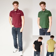 Mens Cotton Jersey Pocket Polo Shirt