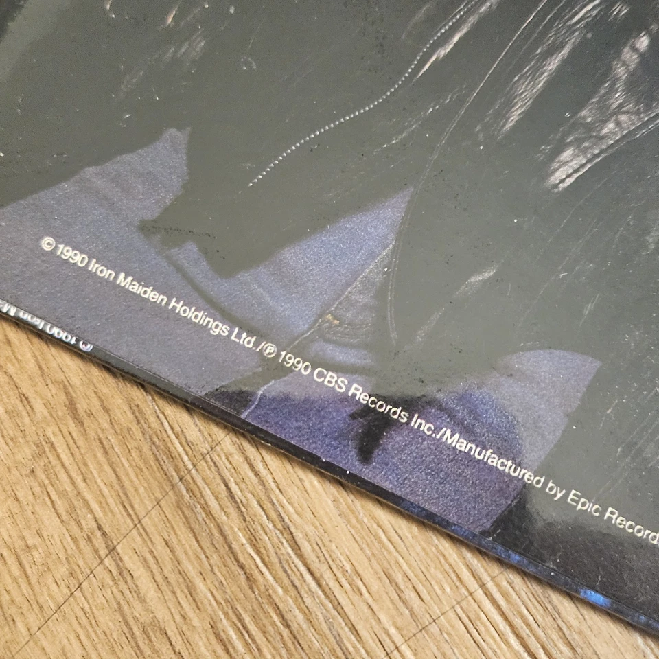 Iron Maiden No Prayer For The Dying LP 1990 RED Vinyl Sealed HYPE STICKER US - Image 4 of 4