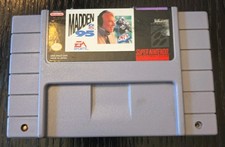 Madden 95 Super Nintendo SNES Authentic Tested Working