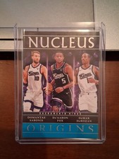2024-25 panini origins basketball nucleus Sabonis-Deaaron Fox-DeRozan /25