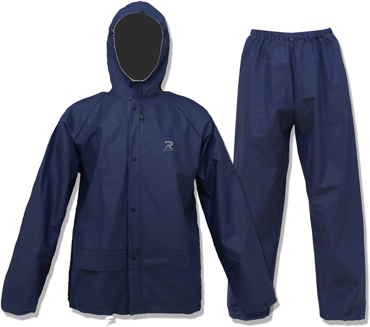Chubasquero ultraligero con pantalones Traje impermeable para la lluvia, S