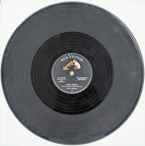 Elvis Presley – Blue Suede Shoes / Tutti Frutti 20-6636, Shellac, 10", US, 1956