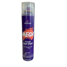 Aussie Mega Flexible Hair Spray Light Hold 10 oz Can NEW