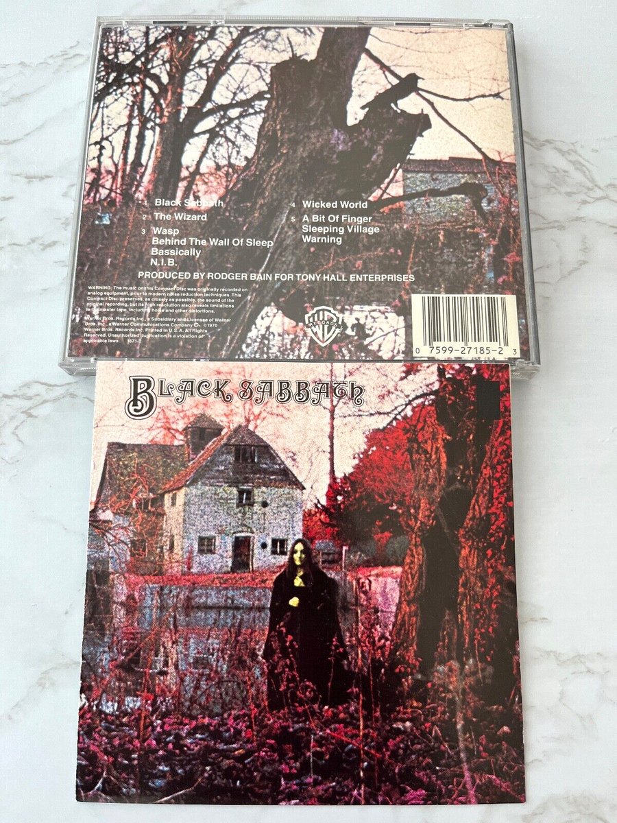 Black Sabbath Self Titled CD EARLY PRESS Warner 1871-2 Ozzy