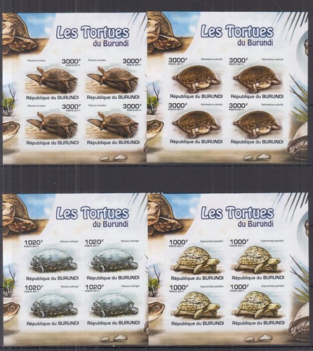 ST1225I4. Burundi - MNH - Turtles - imperf
