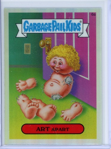 2013 Topps Garbage Pail Kids Chrome OS1 ART APART & BUSTED BOB REFRACTORS - Bild 1 von 2