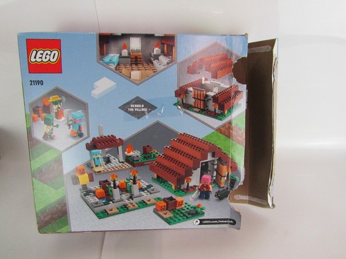 Lego Minecraft The Abandoned Village Set 21190 Box And Two Bags Opened - Picture 12 of 13