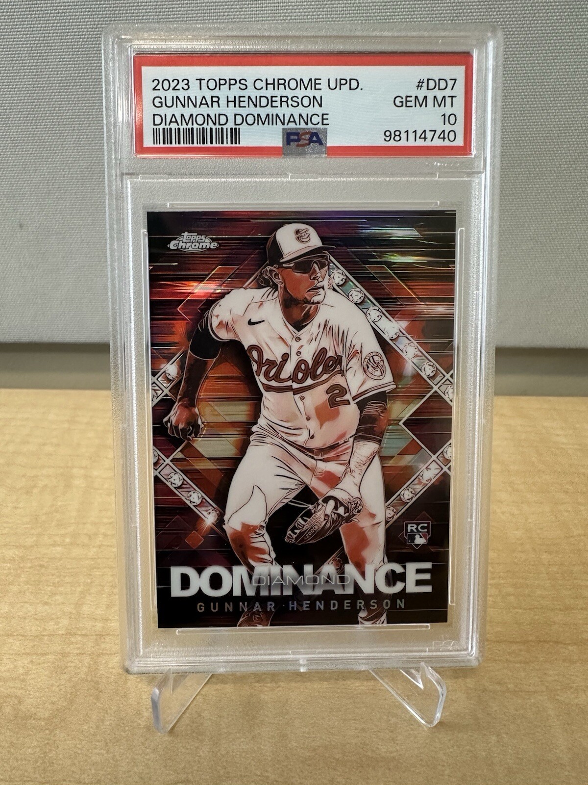 Gunnar Henderson 2023 Topps Chrome Update #DD-7 Diamond Gunnar Henderson 2023 Topps Chrome Update #DD-7 Diamond