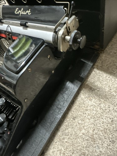 (n16) Selten -maschine Write Antike Marke Erfurt Koffer Dekoration - Afbeelding 7 van 15