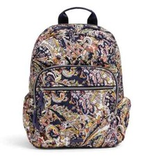 VERA BRADLEY AUTHENTIC Full Size Campus Backpack FABULOUS TWILIGHT GARDEN BNWT