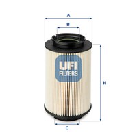 UFI 26.014.00 Kraftstofffilter FüR VW Audi Seat Skoda