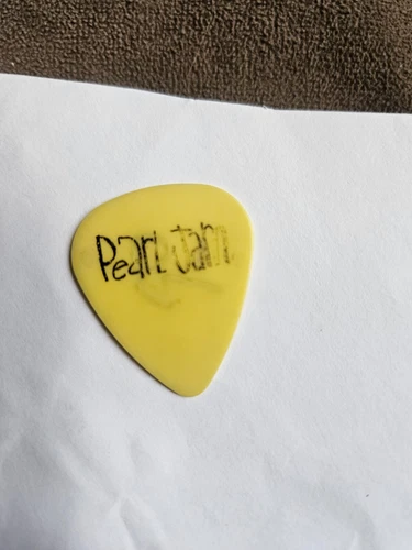 Image: https://i.ebayimg.com/images/g/J-UAAOSw8nJoTvje/s-l500.webp Pearl Jam pick Stone Gossard Pick Pearl JamUpside Down Signature pick - Picture 1 of 2