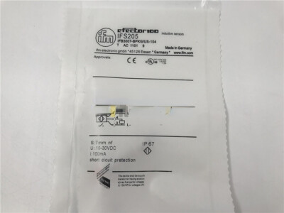One New IFM Proximity Switch Sensor IFS205 Expedited Shipping