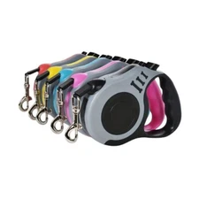 Easy Comfortable Grip Durable Double Switch Retractable Pet Leash For Dogs, Cats