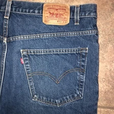 VTG Levi Strauss Co 517 Bootcut Blue Jeans Mens Size 42x30 USA