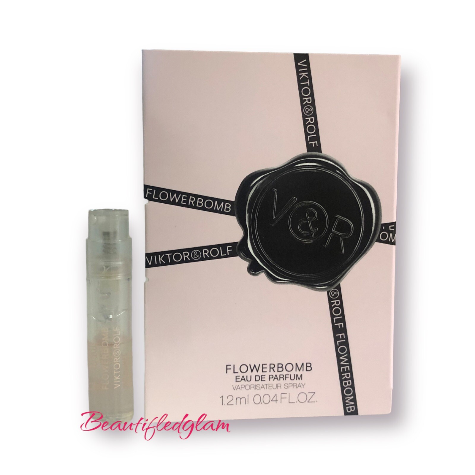FLOWERBOMB by V&R VIKTOR & ROLF EDP Carded SPRAY SAMPLE VIAL 1.2ml /0.