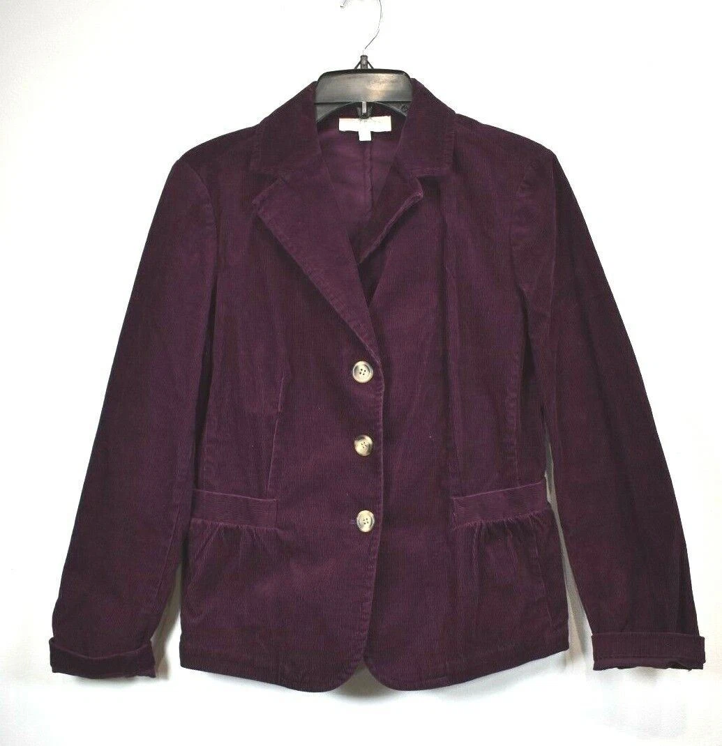 Talbots top corduroy blazer