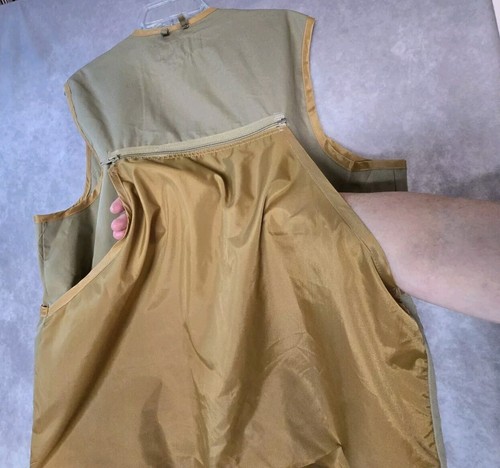 Game Winner Hunting Vest Men's L Large Game & Ammo Pocket Pouch Vintage Full Zip - Picture 10 of 11