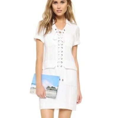 Nanette Lepore Sexy Safari Sheath Dress, Size