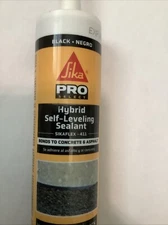Sika Black Self Leveling Sealant 813730 Pro Select Hybrid 10.1 Oz