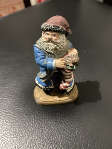 Vintage Classic American Santa 1829 Clement Moore Santa Figurine