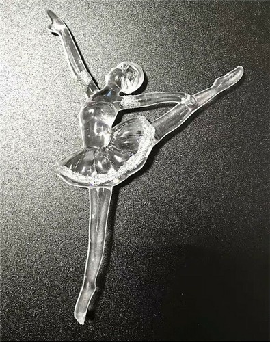 Fashion Acrylic Three-Dimensional Ballet Dancer Pendant DIY Wedding Home Decor - Picture 9 of 10