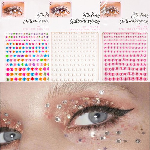 Glitzer Gesicht Schmuck Sticker Temporäres Tattoo Party Bady Makeup Tools Stra ¬