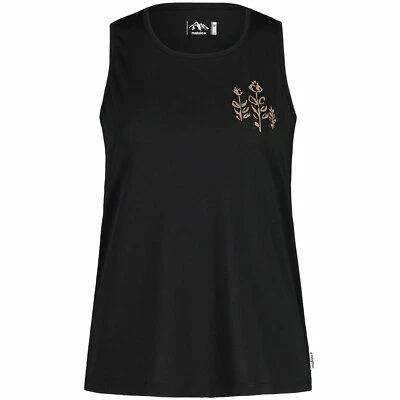 Maloja Curagliam. Cycle Tanque Top Damen-Funktionsshirt Camiseta Jersey Negro - Imagen 1 de 3