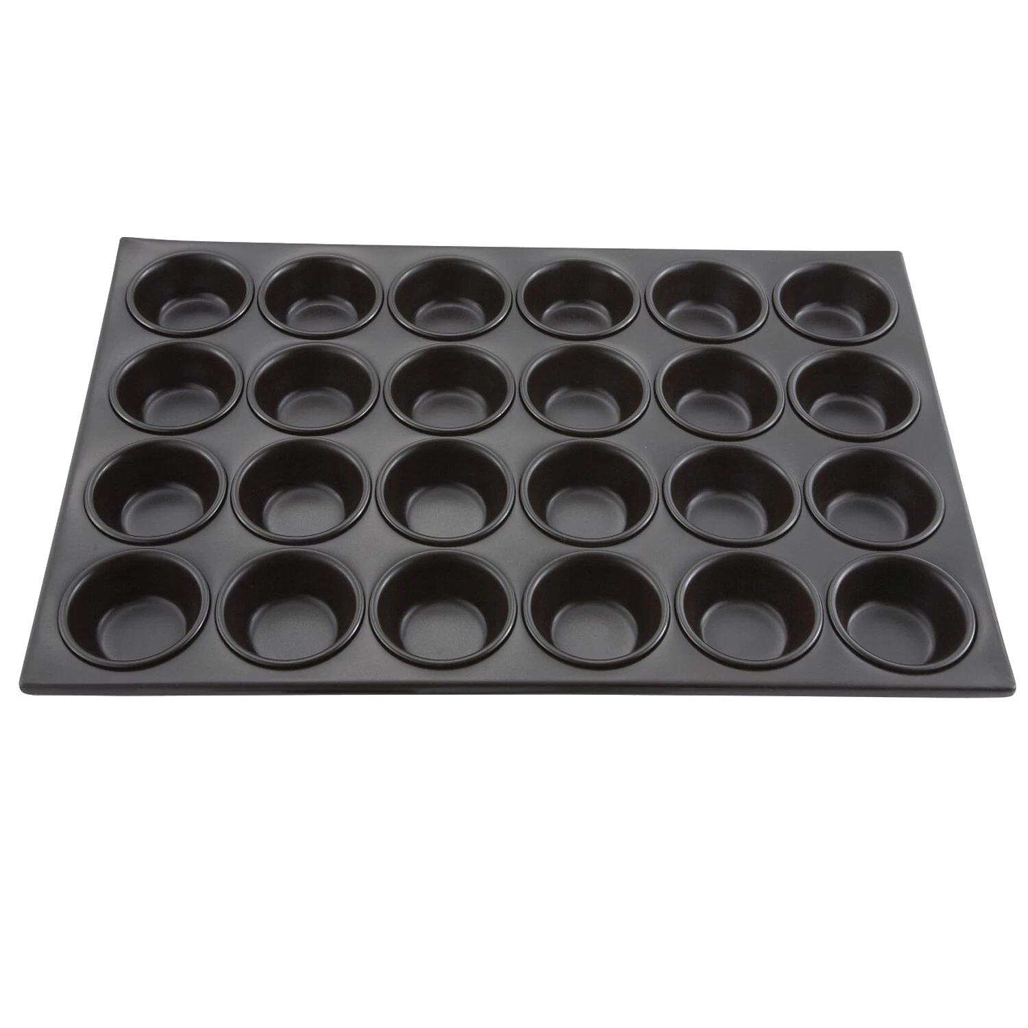 Winco Non-Stick Muffin Pan Silver 24 Cup 2.6" L x 14.3" W x 1" H
Opens in a new window or tab