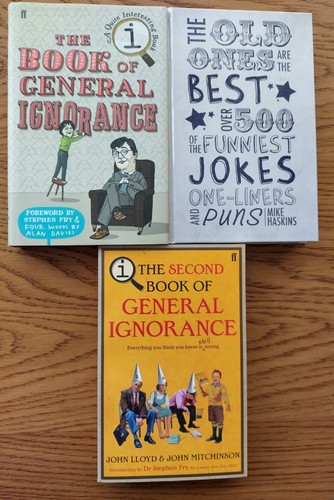Humor Books x 3 Two Hardcover One Paperback All in Excellent Condition