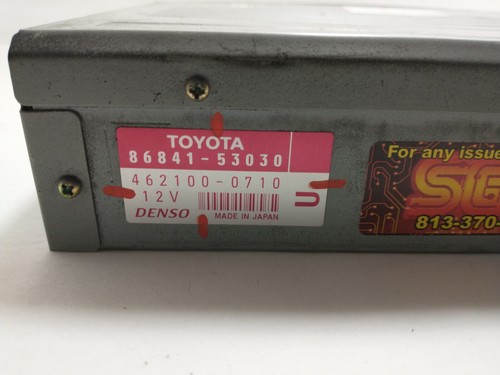 2001-2005 LEXUS IS300 GPS NAVIGATION DRIVE COMPUTER MODULE 86841-53030 - Picture 4 of 5