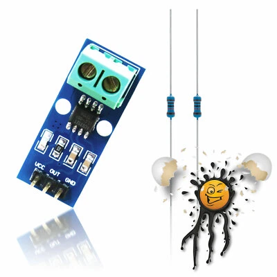 ALLEGRO ACS712 Stromsensor 5A 20A 30A 1V DC Strom Current Sensor Modul Arduino ESP8266