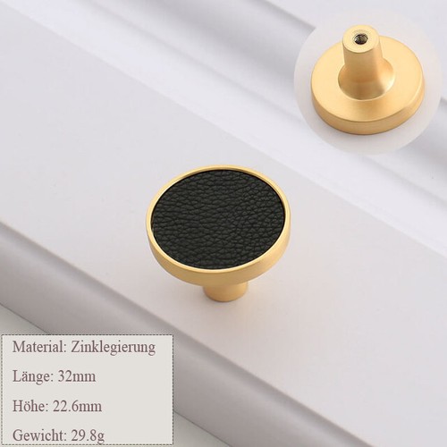 Möbelknopf Möbelgriffe Schrankgriff Schubladengriffe KNÖPFE MÖBELKNAUF Gold - Bild 19 von 23