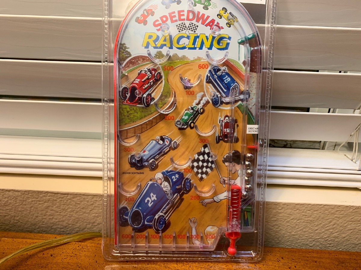 Speedway Racing Pinball Game 6 Shot SEALED Year 2000