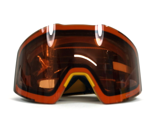 Oakley Snow Goggles Fall Line M OO7103-2300 Mustard Black w Prizm Persimmon GBL - Picture 2 of 7