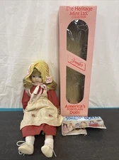 1988 Heritage Mint Vintage 16" America's Dolls Porcelain Jennifer W/ Box