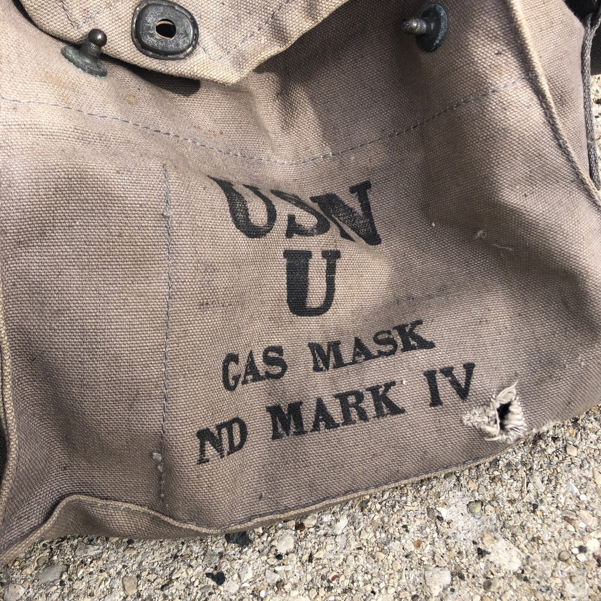 US WWII USN MK 4 GAS MASK MARK IV WW2 navy Issue 1944 | eBay