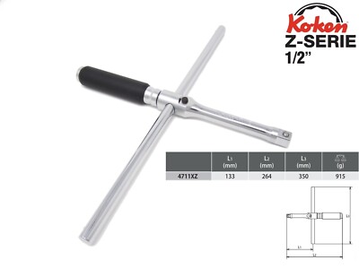 Koken 1/2'' Drehbarer T-Griff für die Radmontage Z-Serie