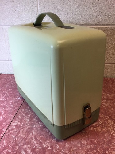 Vintage Singer 185K Nähmaschine grüne Katze. # RFJ8-8 mit Etui getestet funktioniert gut - Bild 12 von 12
