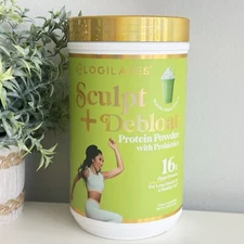 Blogilates Sculpt & Debloat Vegan Plant Protein Powder - Matcha Milkshake - 14.3