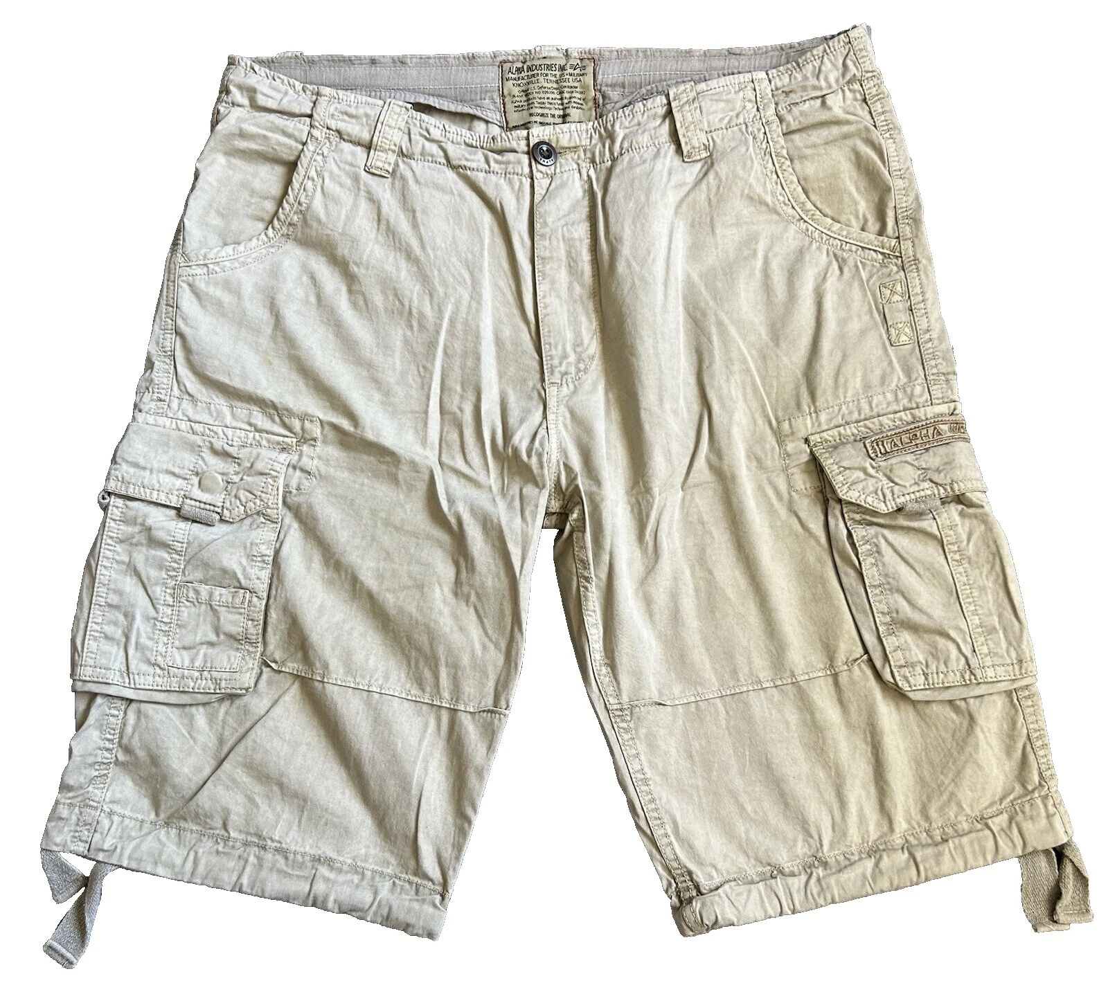 Pantalones cortos de algodón Alpha para hombres