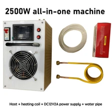 High Frequency Induction Heating Machine Metal Smelting Furnace Crucible 2500W
