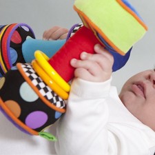 baby dumbbell teether